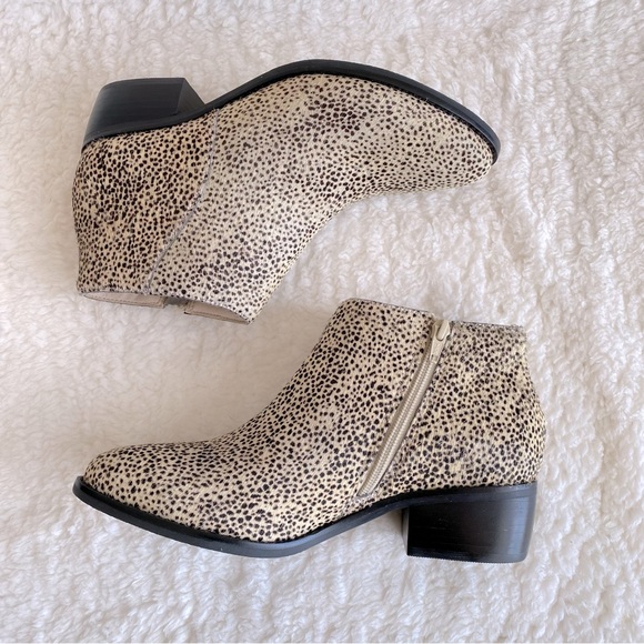 Matisse Shoes - Matisse NWOT Billie Boots Cheetah Cowhair, Leather Real Fur Dyed Cow Upper, 8 M